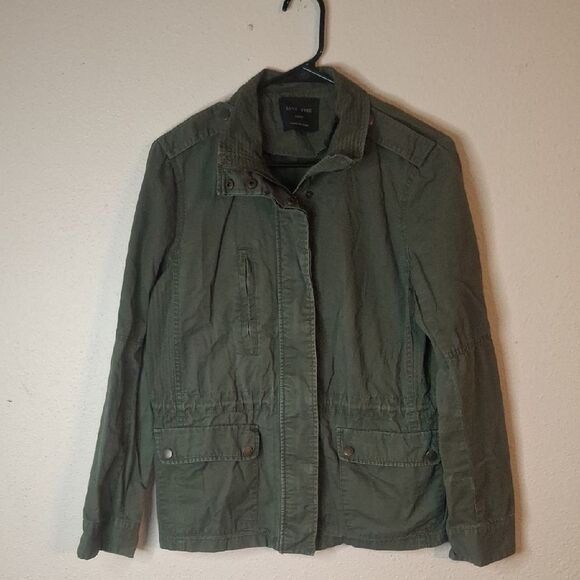 Love Tree Jackets & Blazers - Love Tree Green Utility Jacket size large